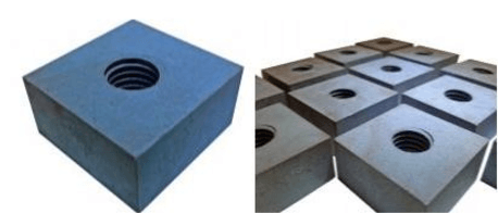 pastilha plana para triturador